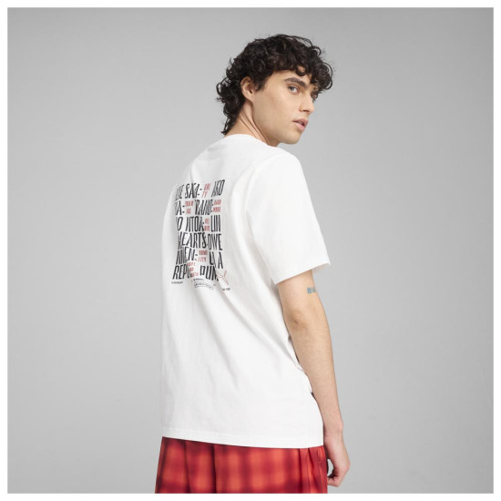 Puma Ανδρική κοντομάνικη μπλούζα Wardrobe Essentials Road to Unity Values Graphic Tee